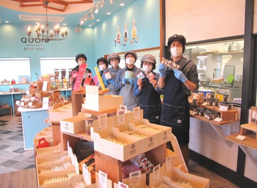 久遠チョコレート&ドゥミセック福岡大野城店オープン（西日本新聞3/22掲載）
